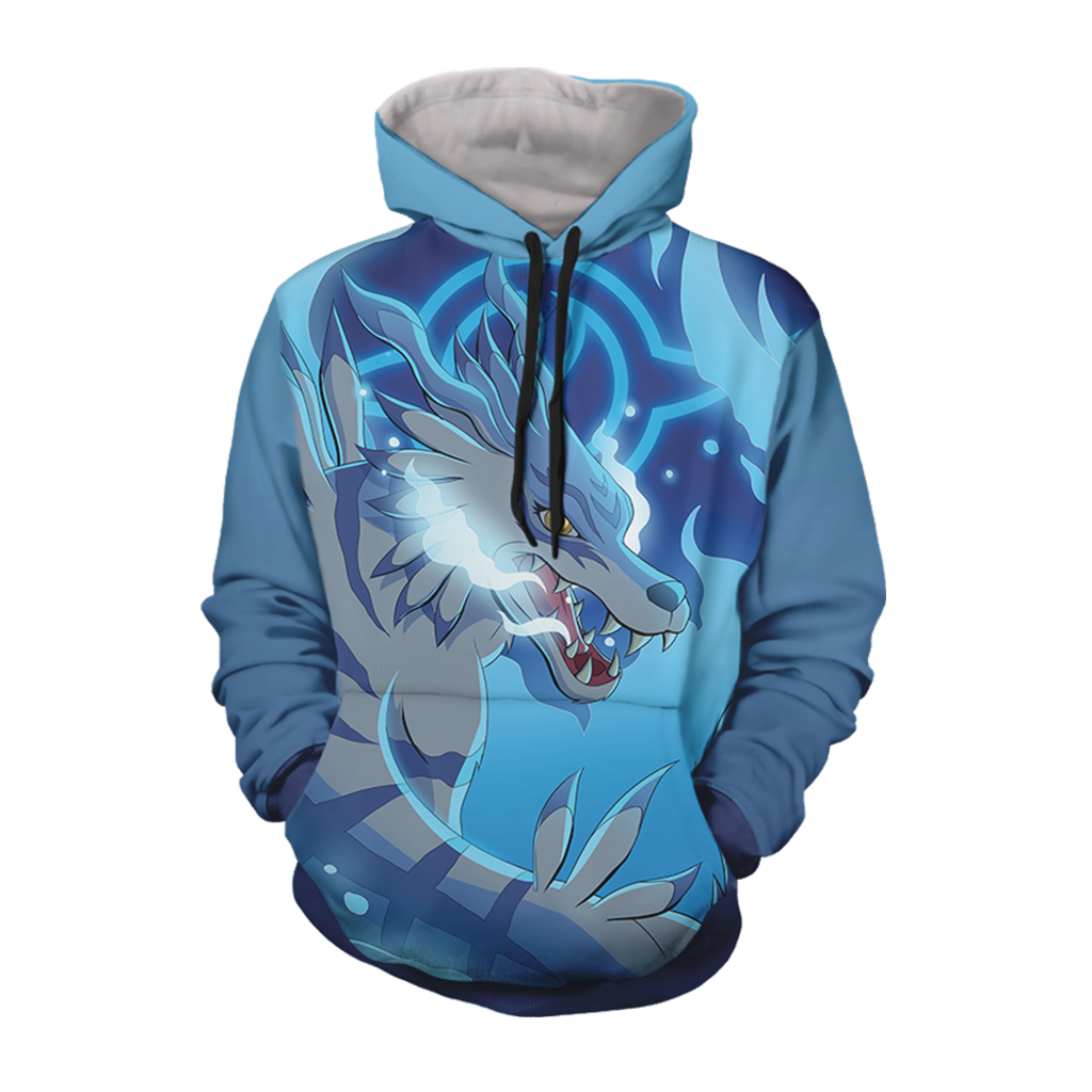 Digimon Garurumon 3D T-shirt Tank Top Hoodie Beach Shorts Joggers