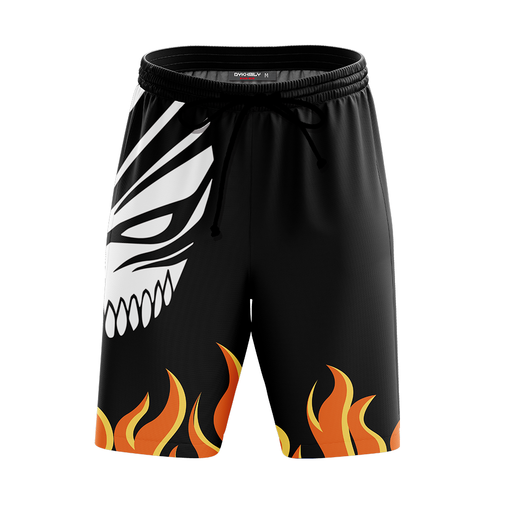 Bleach Ichigo Symbol Unisex 3D Beach Shorts