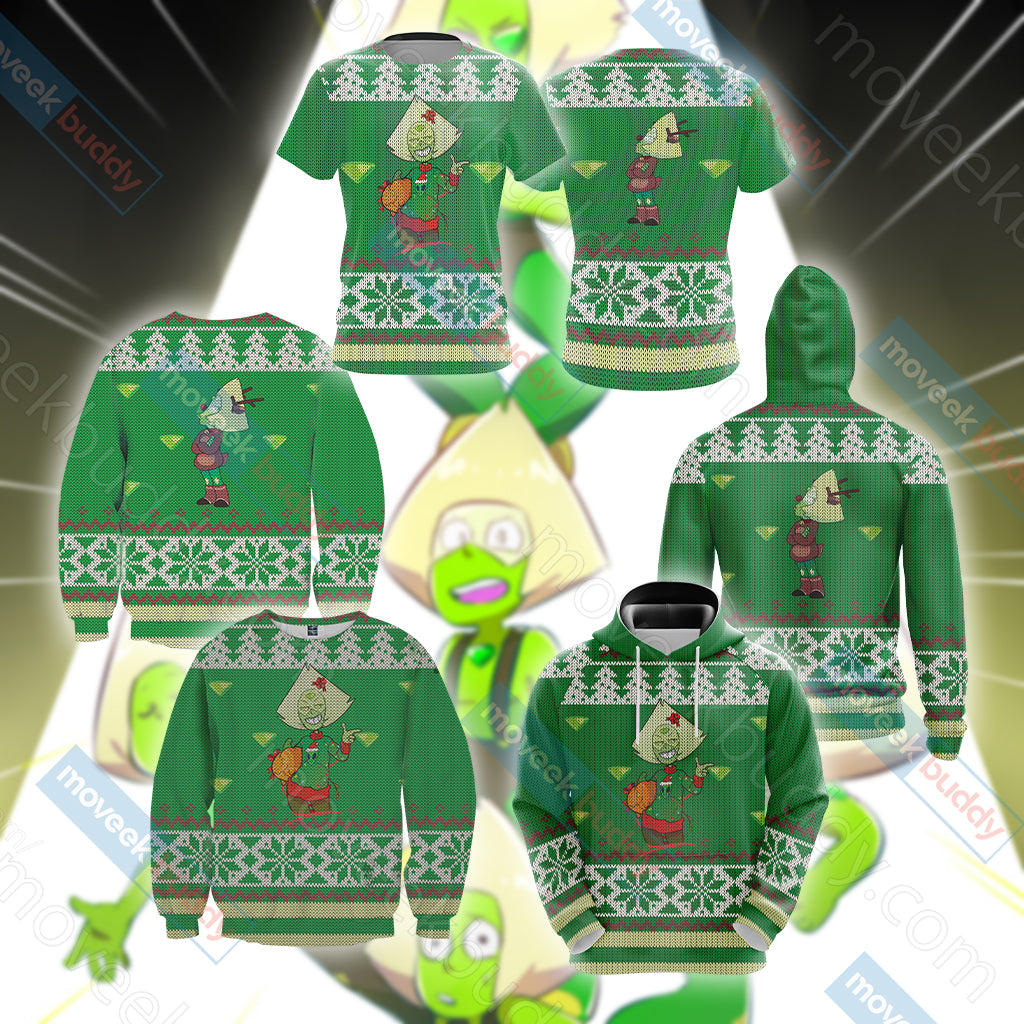 Steven Universe - Peridot Knitting Style Unisex 3D Sweater