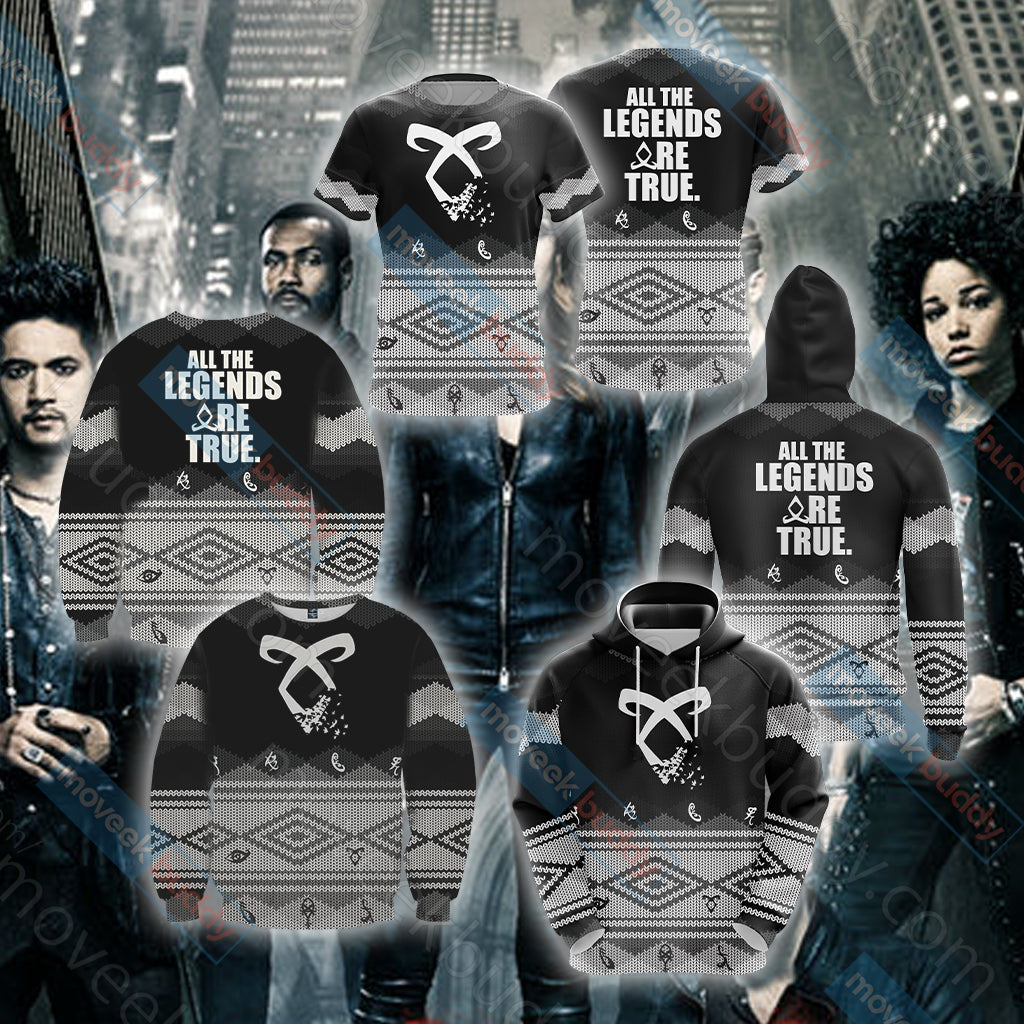 Shadowhunters All Legend Are True Unisex 3D Sweater