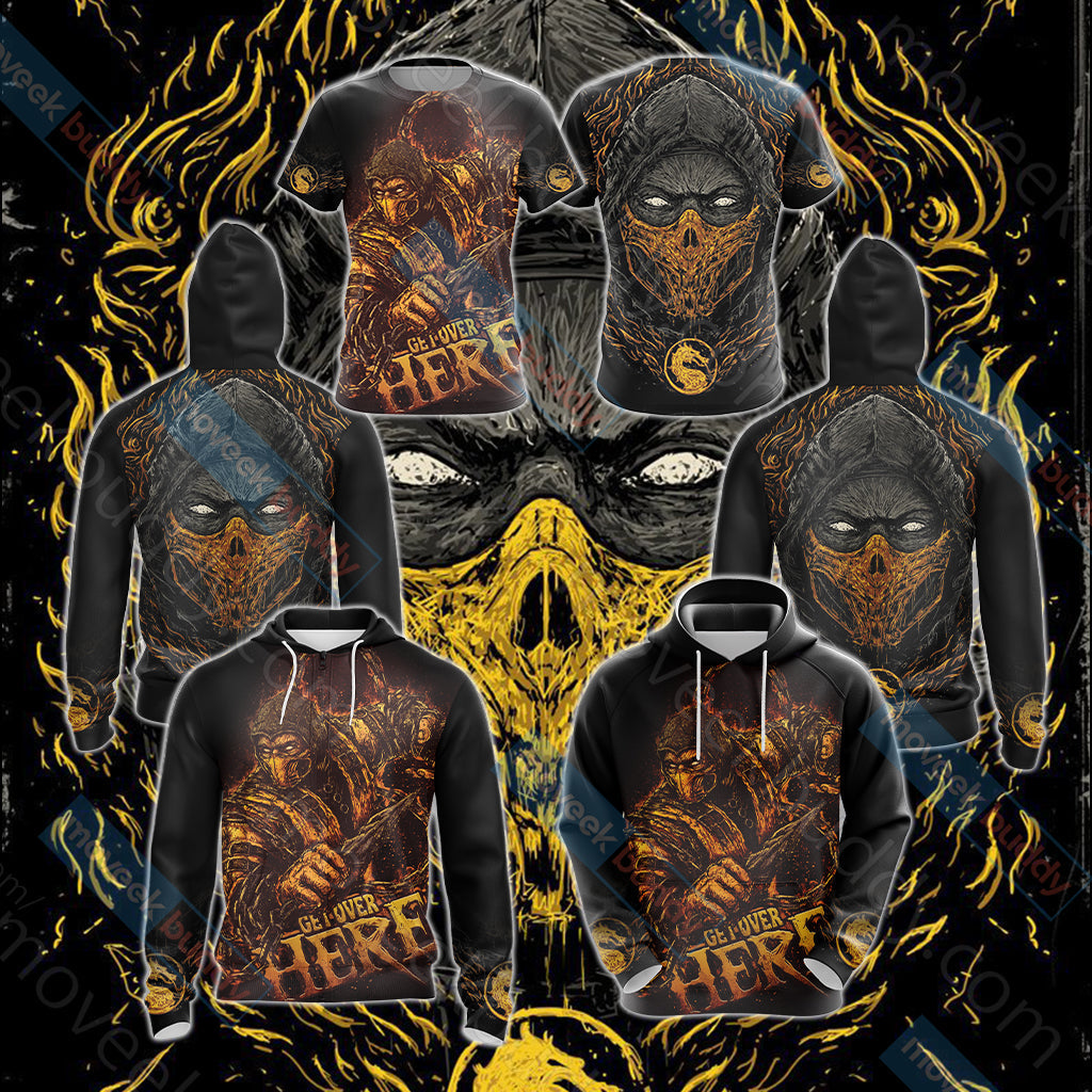 Mortal Kombat Scorpion New Style Unisex 3D T-shirt
