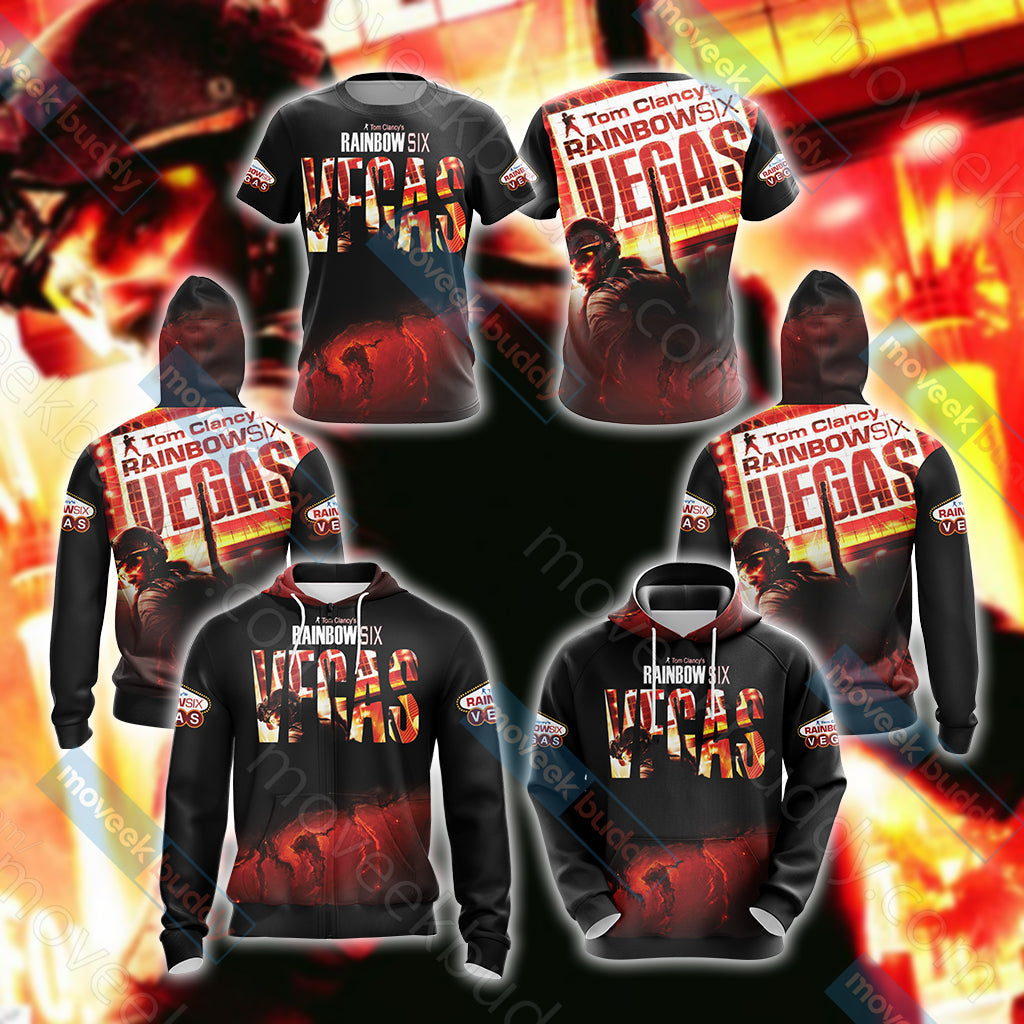 Tom Clancy's Rainbow Six: Vegas Unisex 3D T-shirt