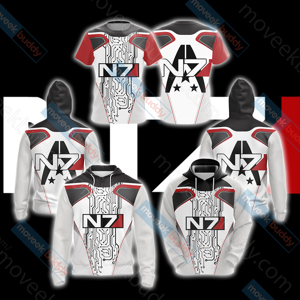 Mass Effect - N7 New Style Unisex 3D T-shirt