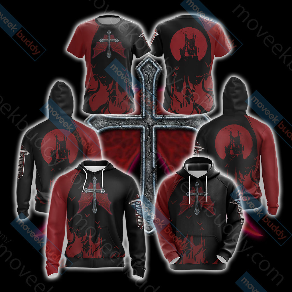 Castlevania-Vampire Cross Unisex 3D T-shirt