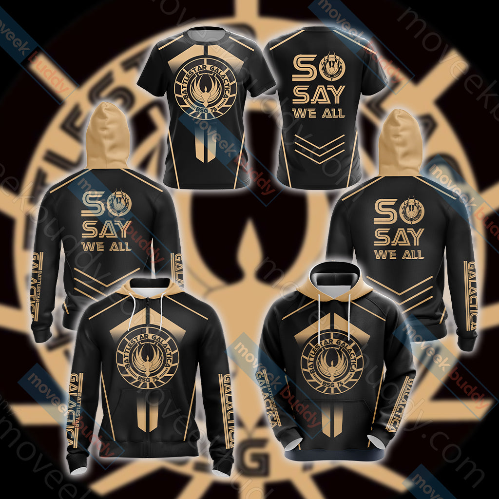 Battlestar Galactica New Look Unisex 3D T-shirt