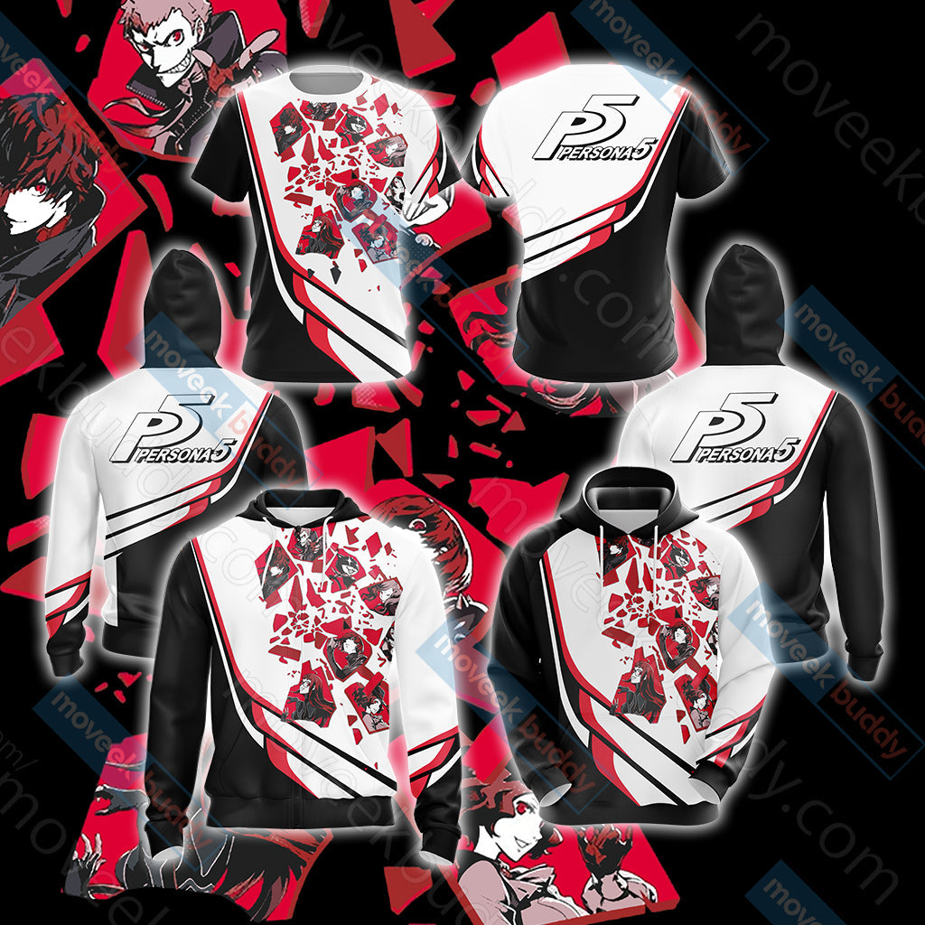 Persona 5 New Look Unisex 3D T-shirt Hoodie