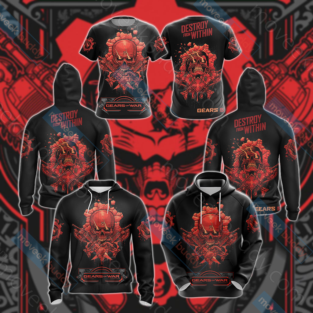Gears Of War 5 Unisex 3D T-shirt