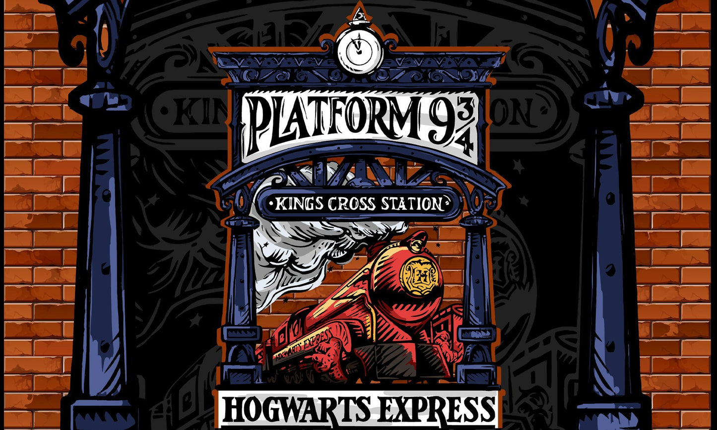 Harry Potter Platform 9 3/4 3D Quilt Set