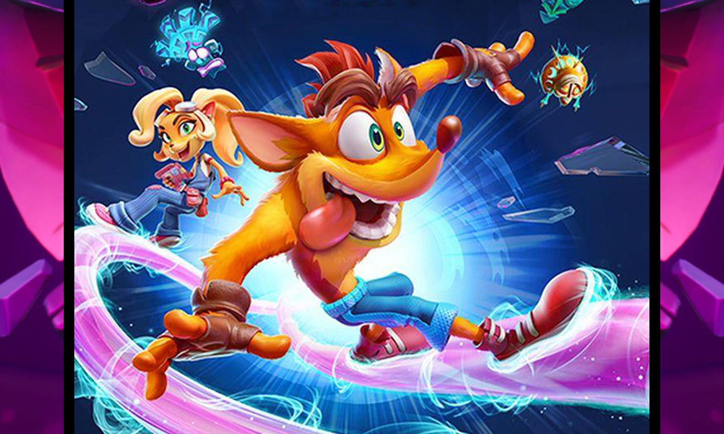 Crash Bandicoot 3D Quilt Set