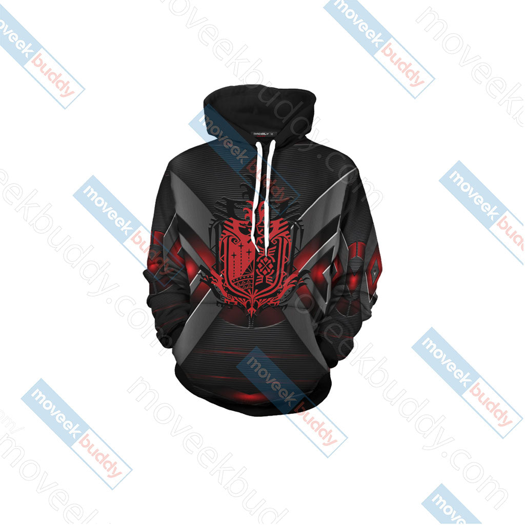 Monster Hunter World - Main Crest Unisex 3D T-shirt