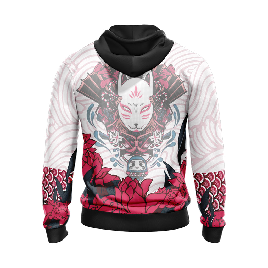 Naruto Kitsune Mask Unisex 3D T-shirt