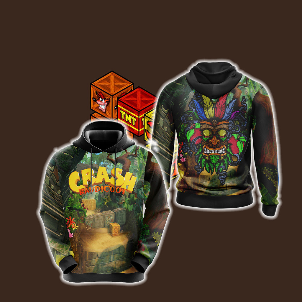 Crash Bandicoot New Style Unisex 3D T-shirt Hoodie S