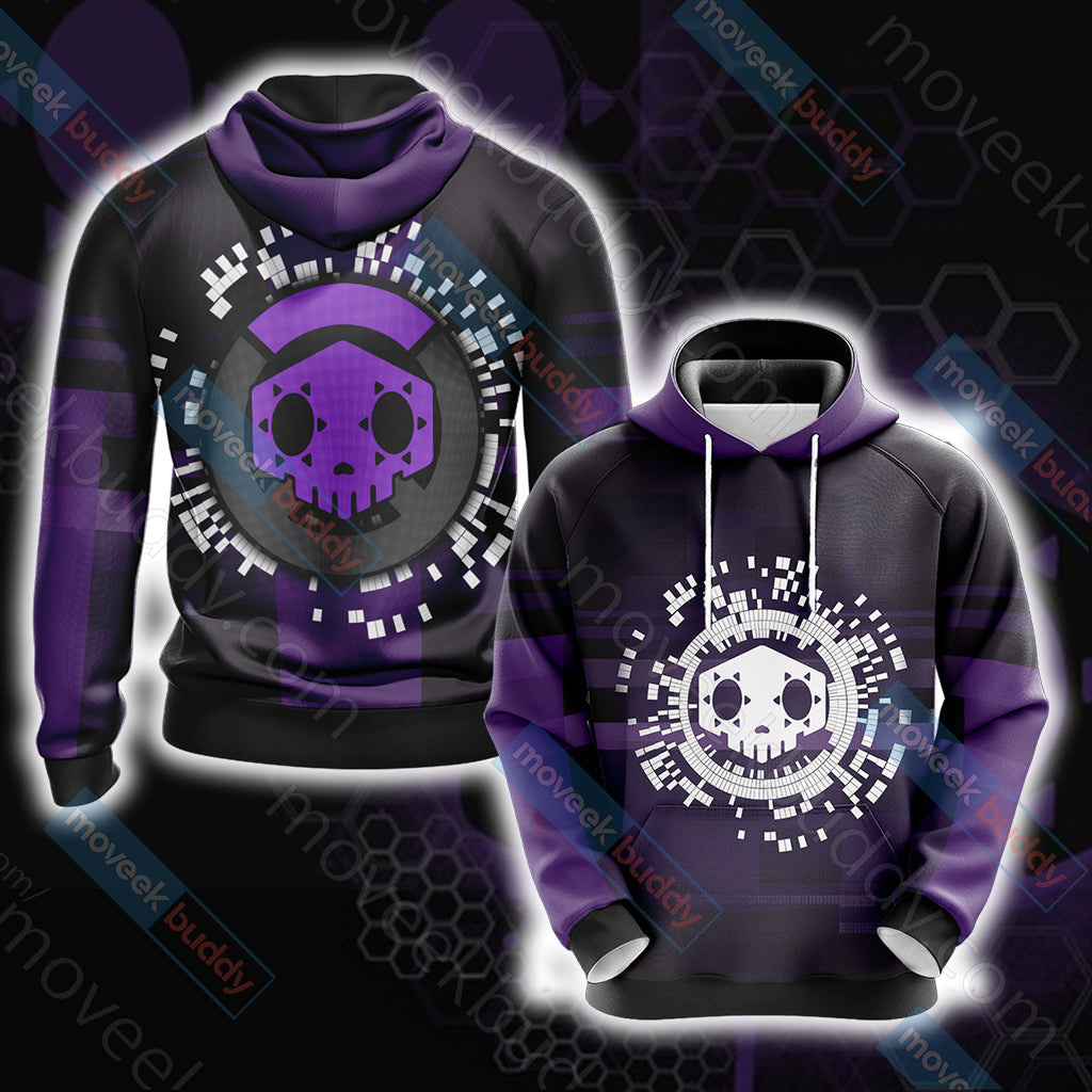 Overwatch - Sombra New Unisex 3D T-shirt Zip Hoodie XS