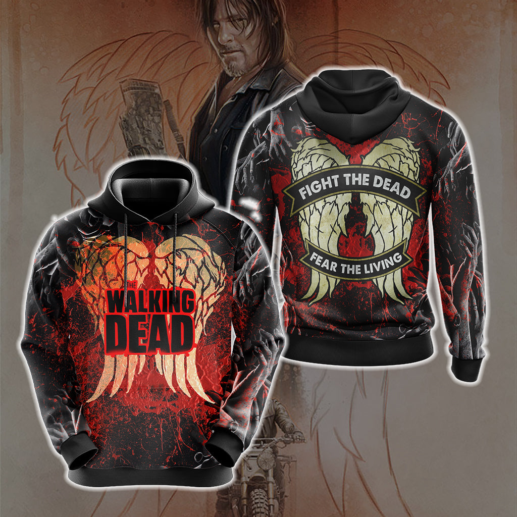 The Walking Dead - Daryl Dixon Unisex 3D T-shirt Hoodie S
