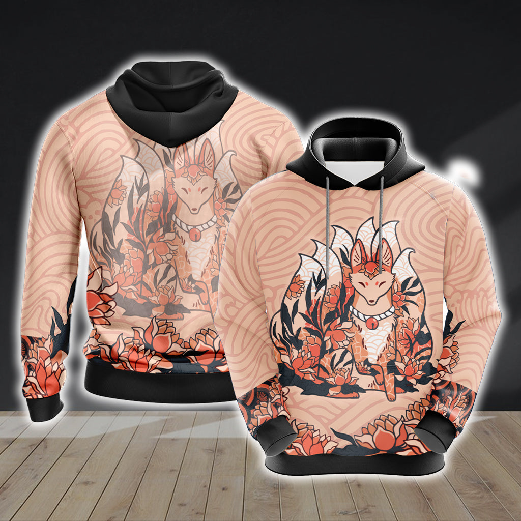 Nine Tail Fox Unisex 3D T-shirt Hoodie S