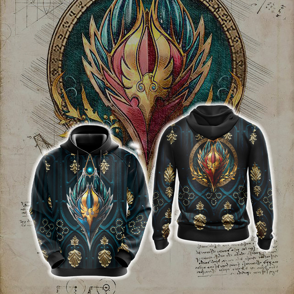 World Of Warcraft - Blood Elf Alliance Races Crest Unisex 3D T-shirt Hoodie S