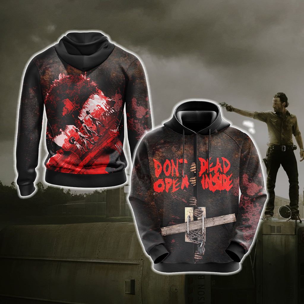 The Walking Dead - Don't Open Dead Inside New Unisex 3D T-shirt S