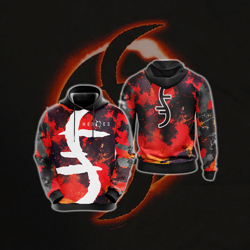 Heroes ( Tv series ) Helix Symbol Unisex 3D T-shirt Hoodie S