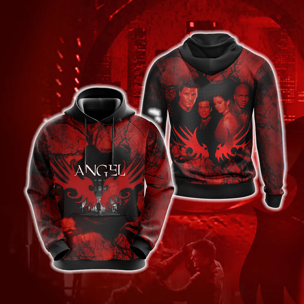 Angel Version TV Series Unisex 3D T-shirt Hoodie S