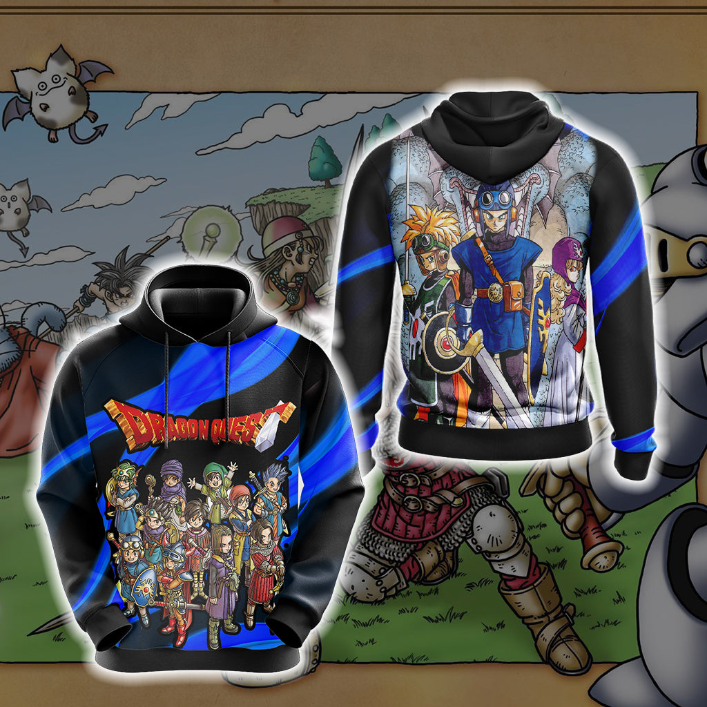 Dragon Quest New Style Unisex 3D T-shirt Hoodie S