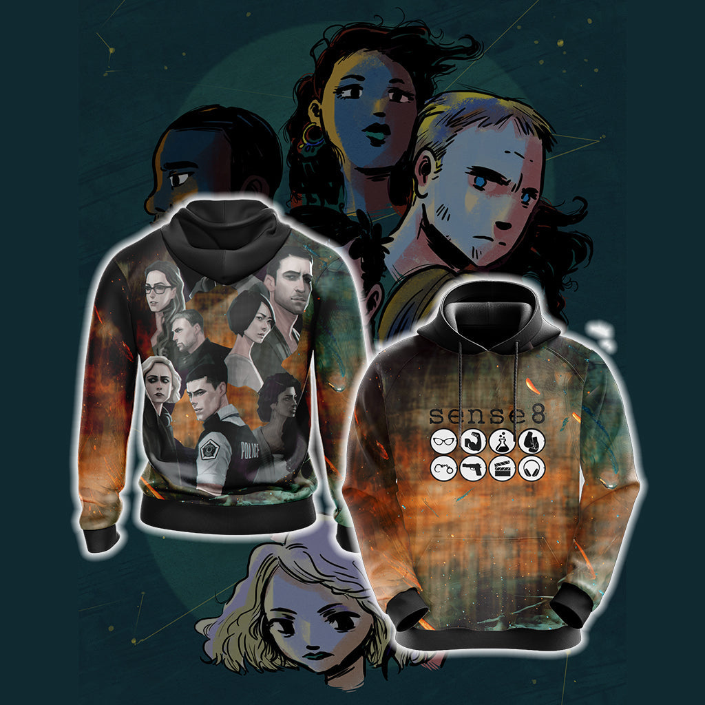 Sense8 New Version Unisex 3D T-shirt Hoodie S