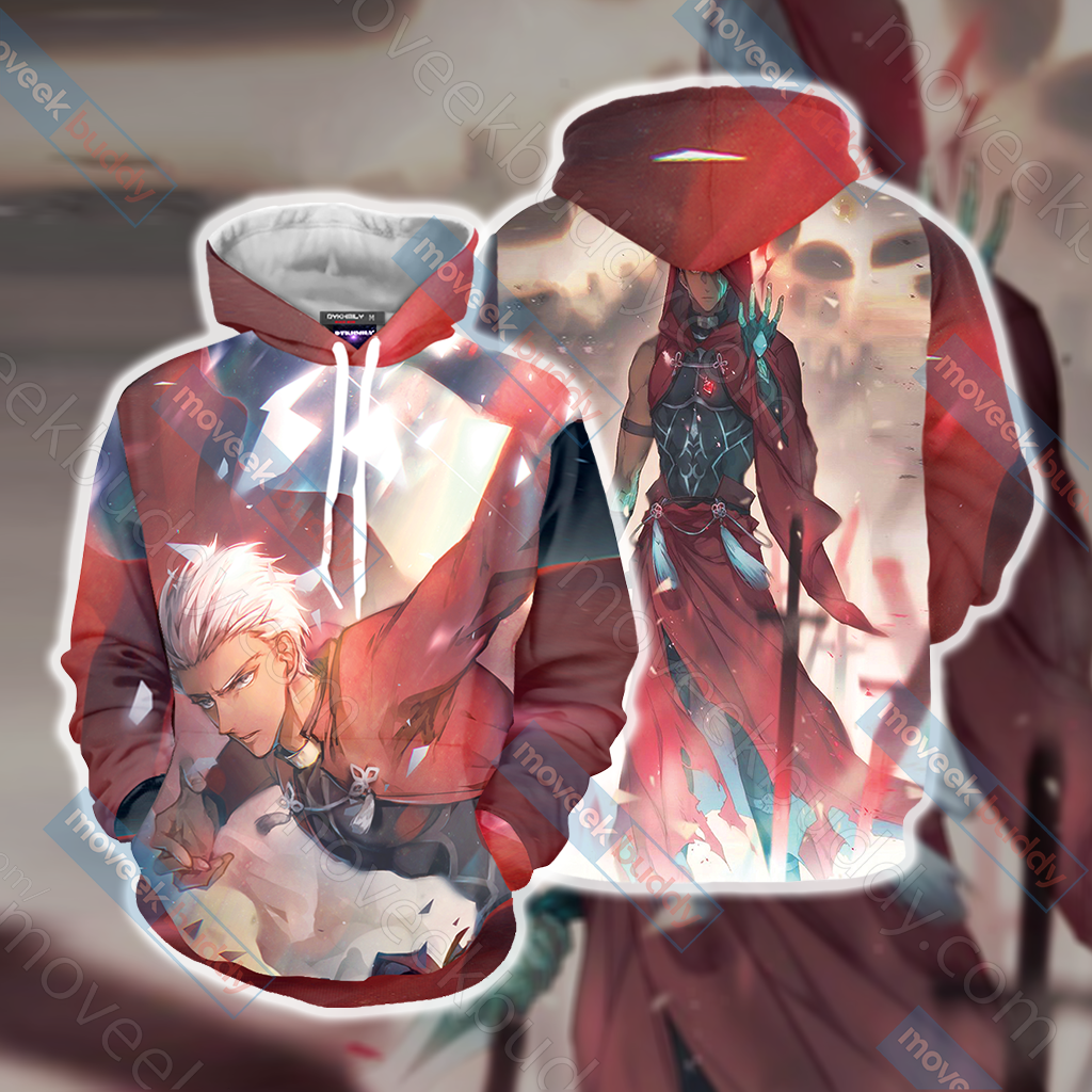 Fate/Stay Night Archer 3D T-shirt Hoodie S