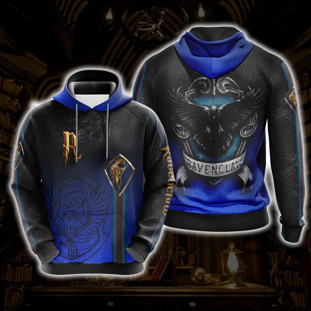 Harry Potter - Wise Like A Ravenclaw New Look Unisex 3D T-shirt Hoodie S