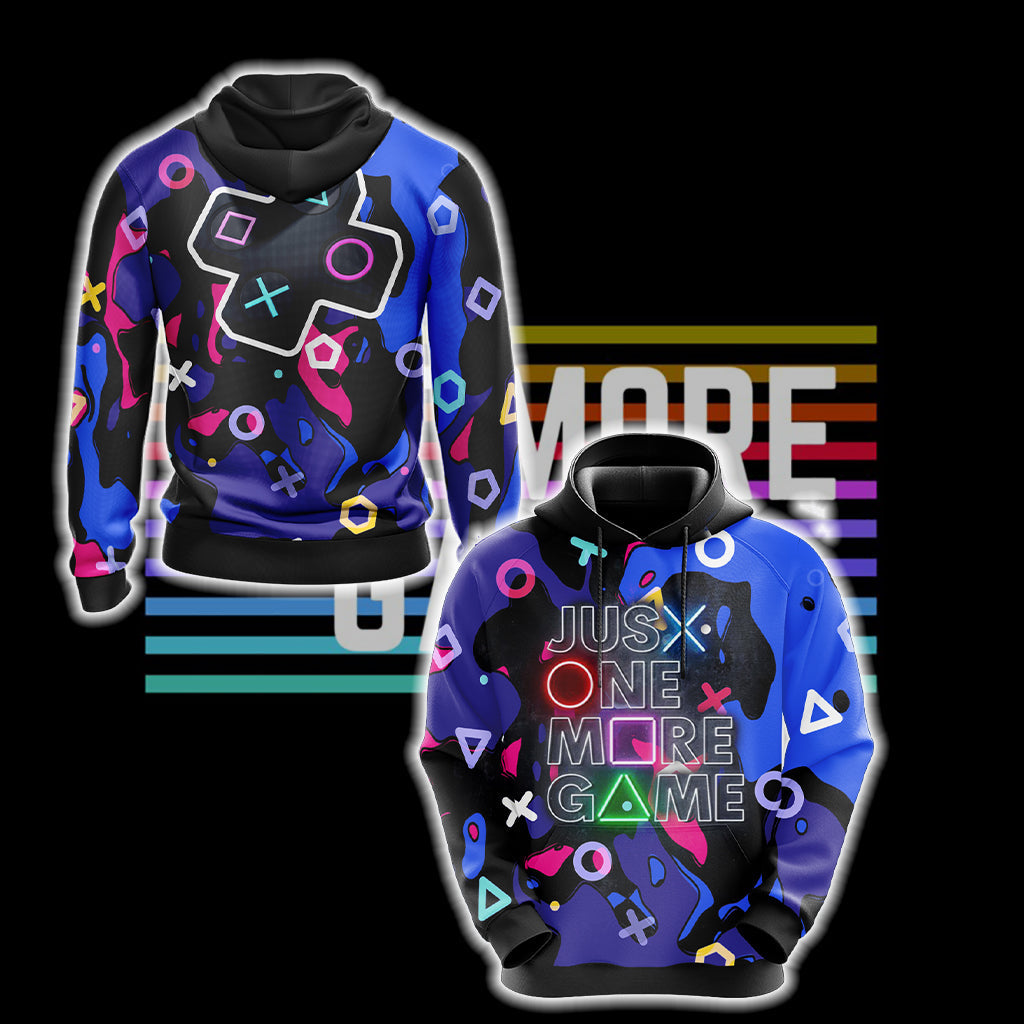 Just One More Game Unisex 3D T-shirt Hoodie S