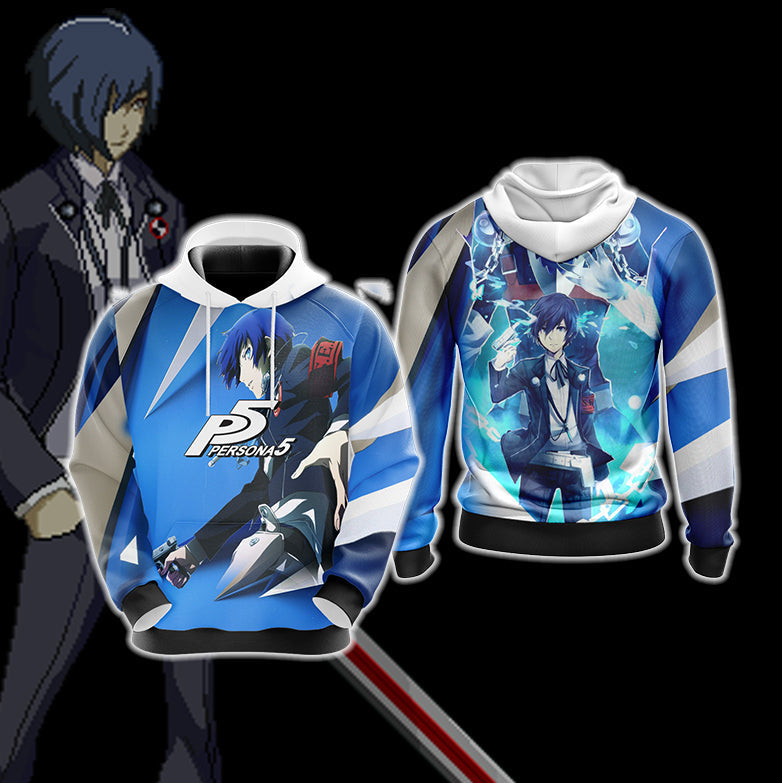 Persona 3 - Makoto Yuuki Unisex 3D T-shirt Hoodie S