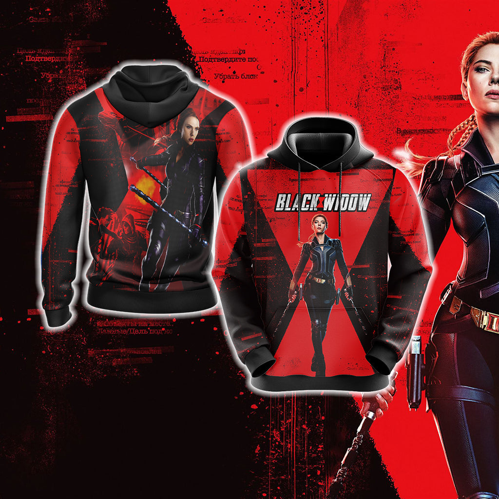 Black Widow 2020 New Unisex 3D T-shirt Hoodie S