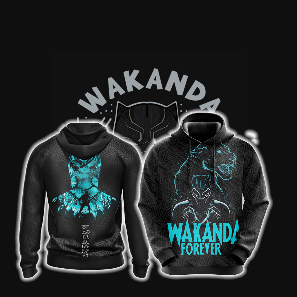 Black Panther - Wankada Forever Unisex 3D T-shirt Hoodie S