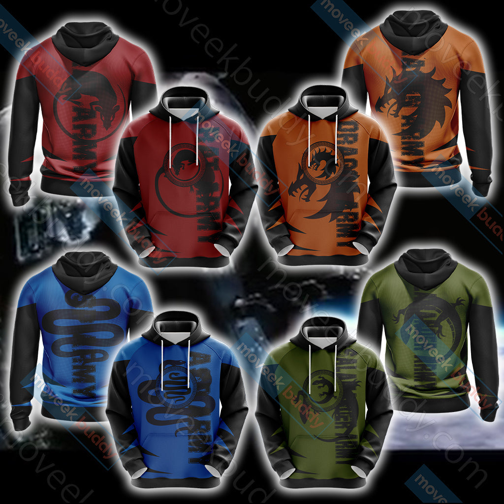Ender's Game - Battle School Army - Salamander Army Unisex 3D T-shirt