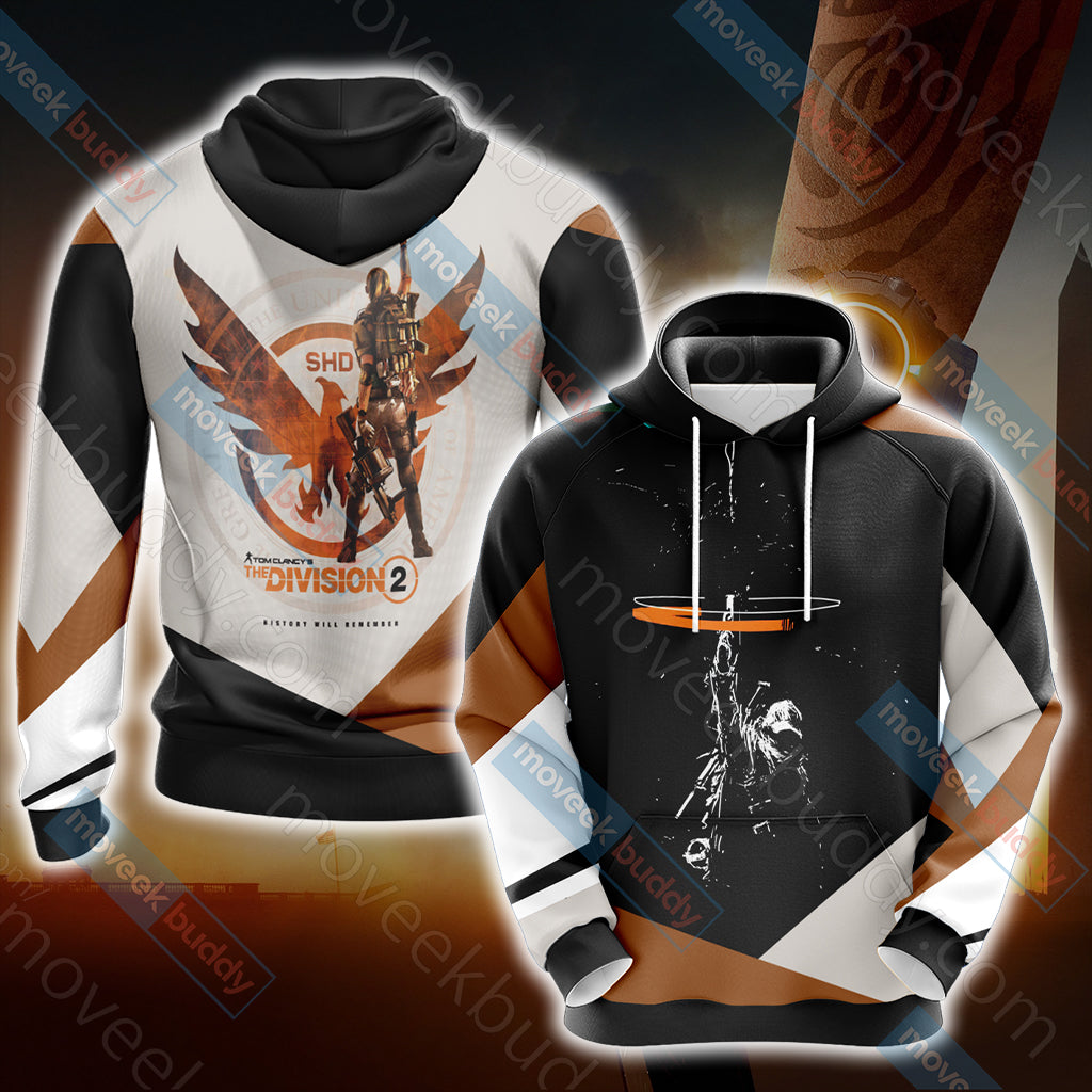 Tom Clancy's The Division 2 Unisex 3D T-shirt Hoodie S