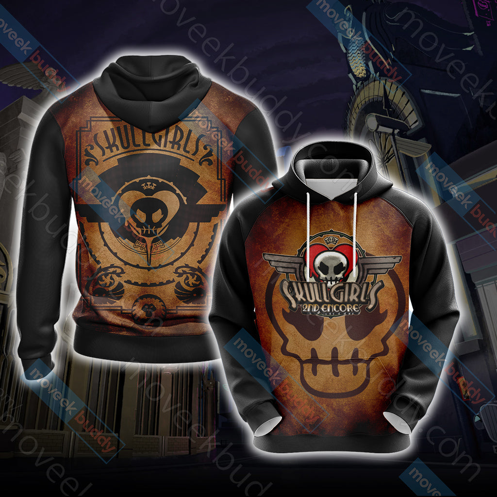 Skullgirls Unisex 3D T-shirt Hoodie S