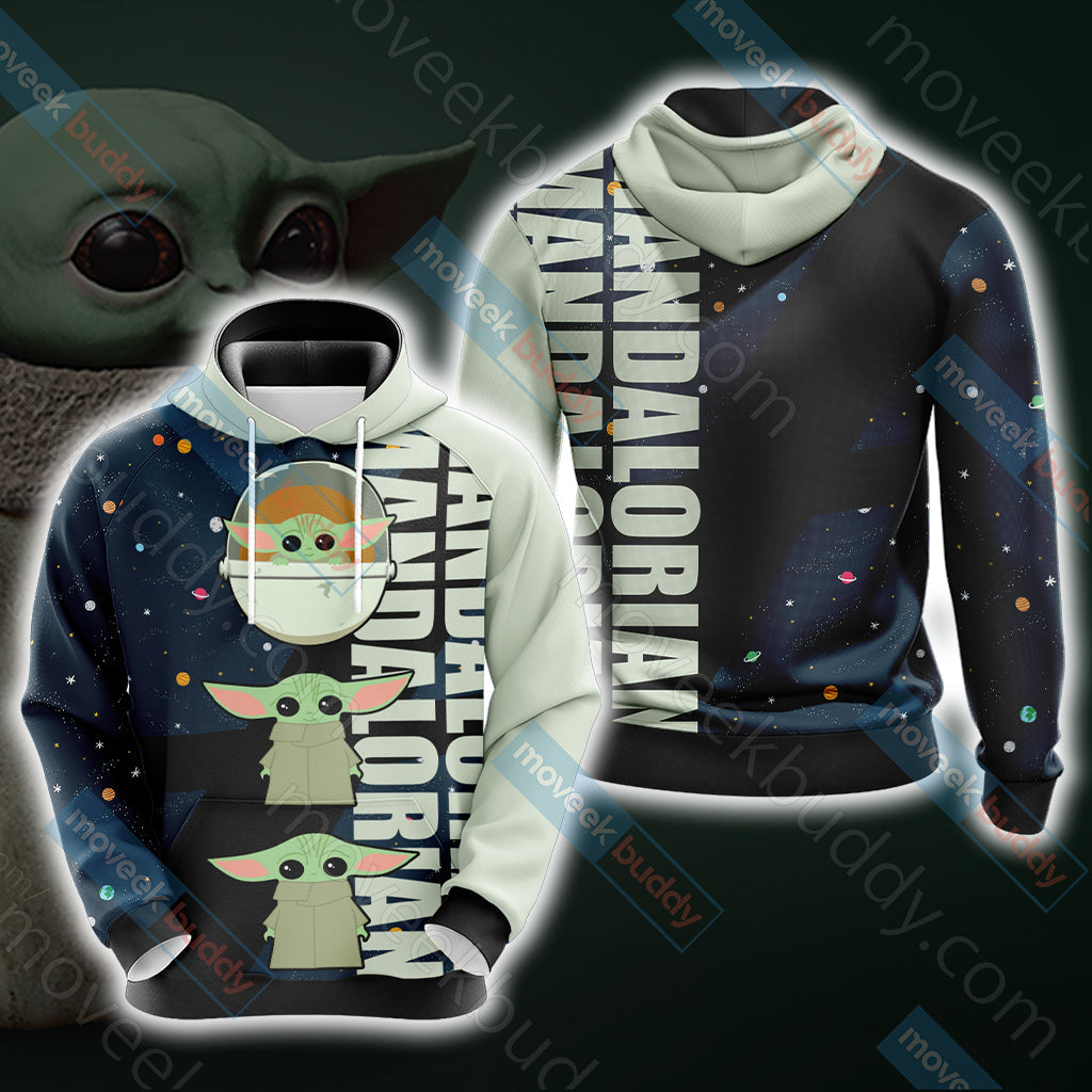 Star Wars - The Mandalorian The Child Cartoon Unisex 3D T-shirt Hoodie S