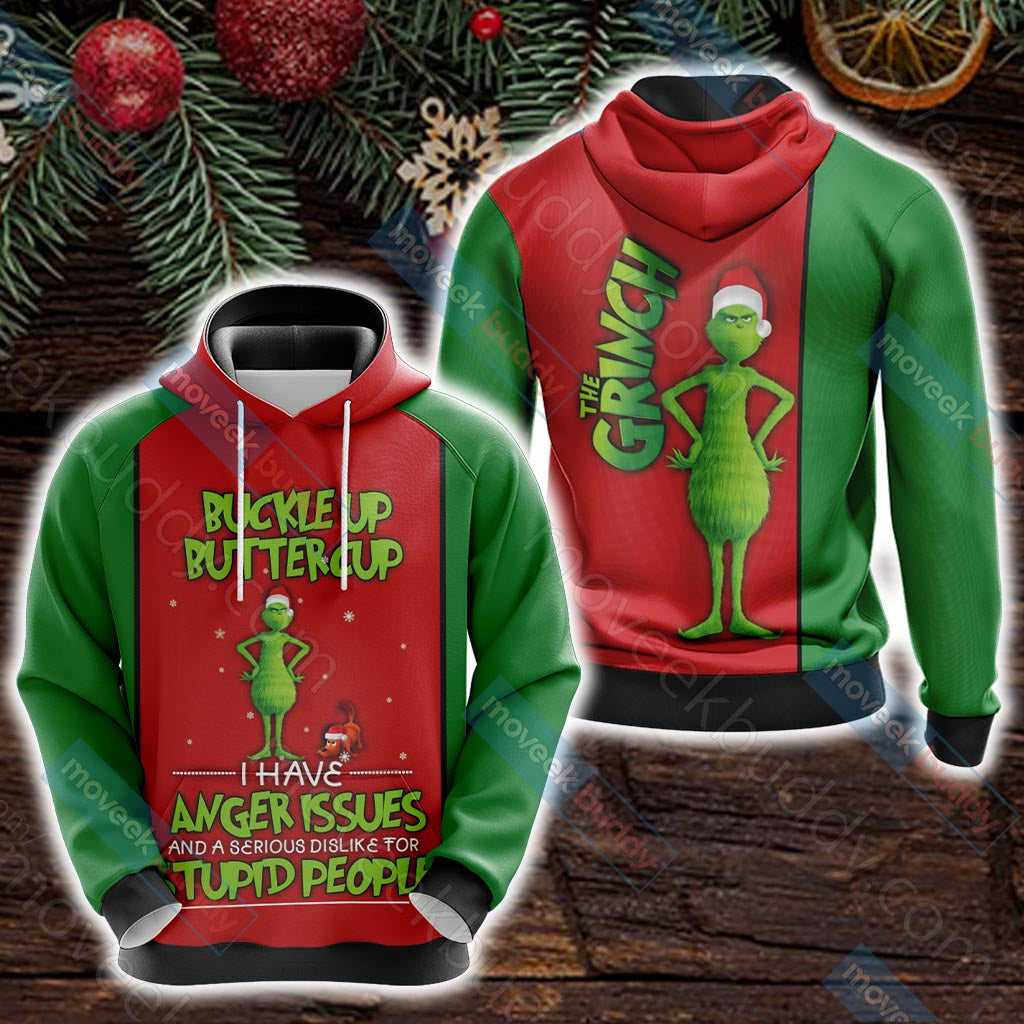 The Grinch New Style Unisex 3D T-shirt Hoodie S