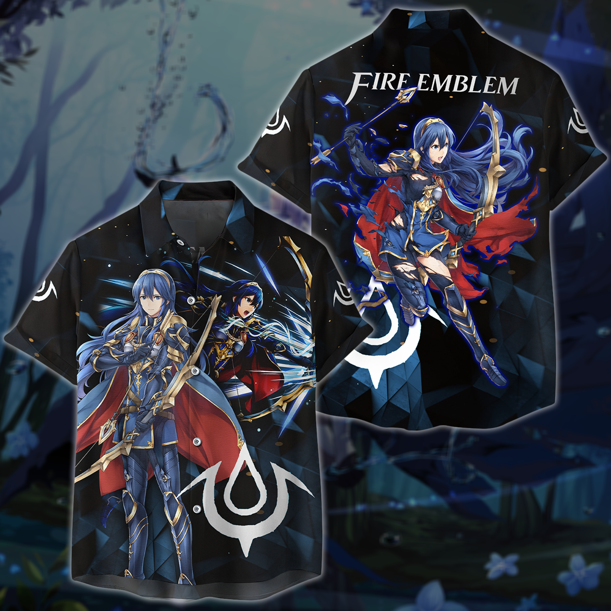 Fire Emblem Lucina Video Game 3D All Over Printed T-shirt Tank Top Zip Hoodie Pullover Hoodie Hawaiian Shirt Beach Shorts Joggers Hawaiian Shirt S
