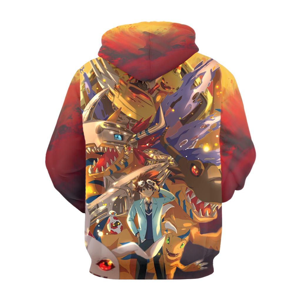 Digimon Greymon And Yagami Taichi New Unisex 3D T-shirt