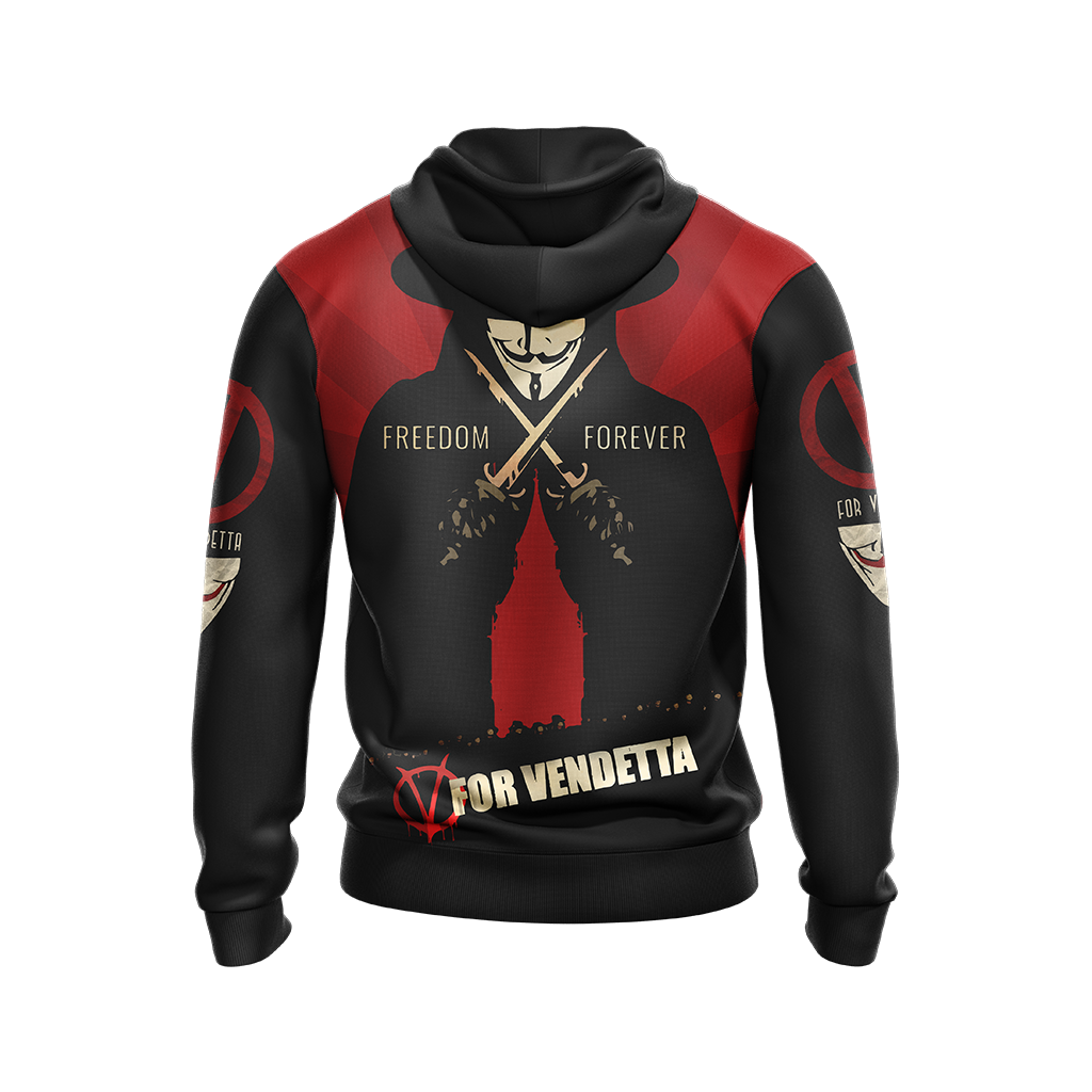 V for Vendetta Unisex 3D T-shirt