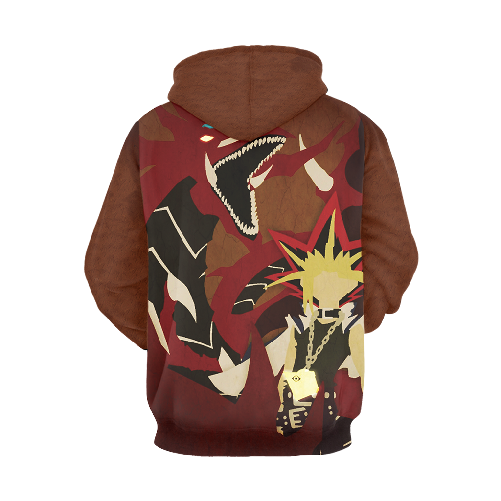 Yu-Gi-Oh! Yugi Muto And Slifer The Sky Dragon 3D T-shirt