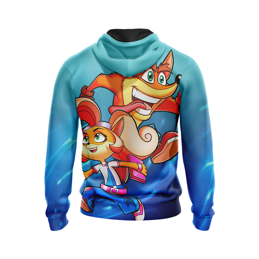 Crash Bandicoot - Crash and Coco Unisex 3D T-shirt