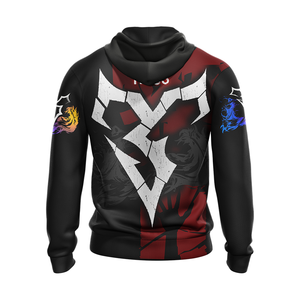 Final Fantasy X Tidus Symbol Unisex 3D T-shirt Zip Hoodie Pullover Hoodie