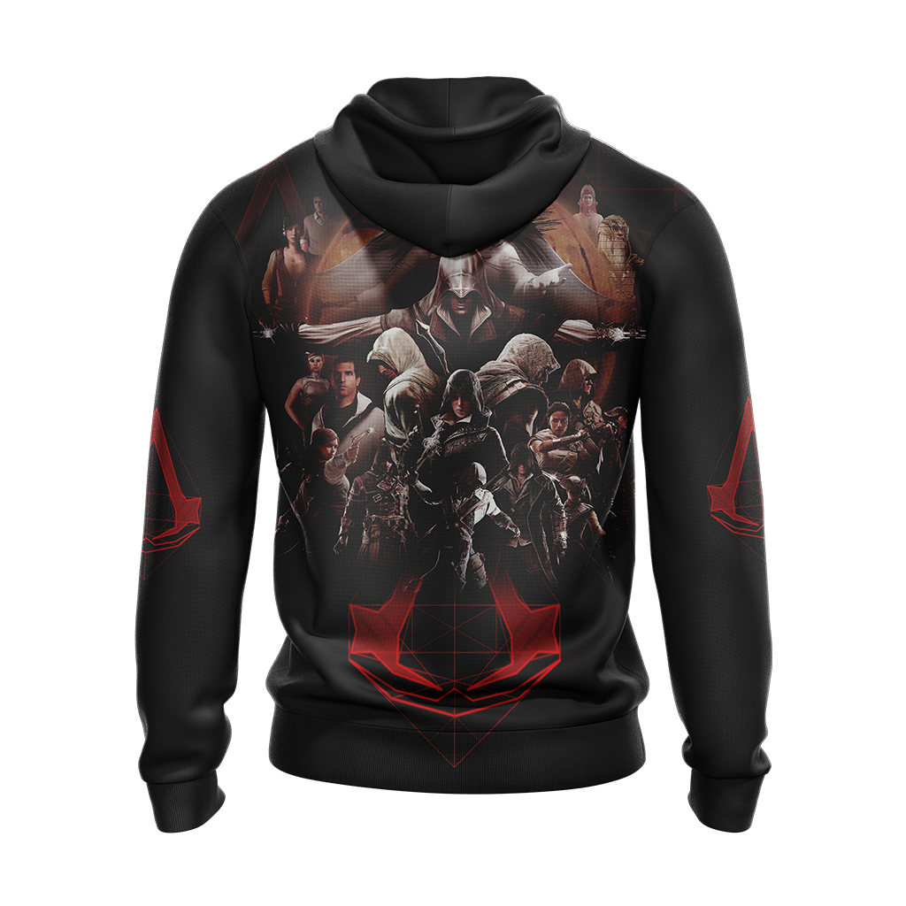 Nothing is True - Everything is Permitted Assassin's Creed All Over Print T-shirt Zip Hoodie Pullover Hoodie