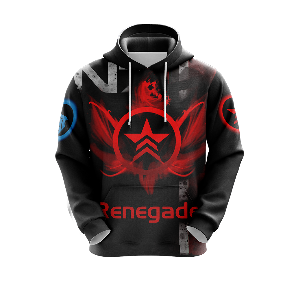 Mass Effect Paragon and Renegade symbol Unisex 3D T-shirt Zip Hoodie Pullover Hoodie