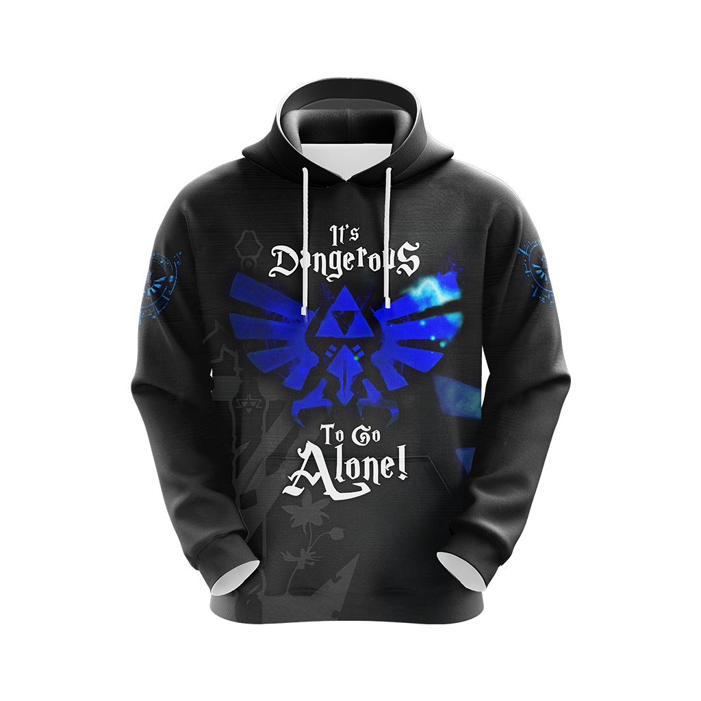 The Legend Of Zelda It's Dangerous To Go Alone, Take This Unisex 3D T-shirt Zip Hoodie