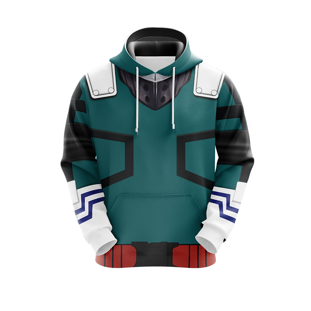 My hero Academia Deku 3D T-shirt Zip Hoodie Pullover Hoodie