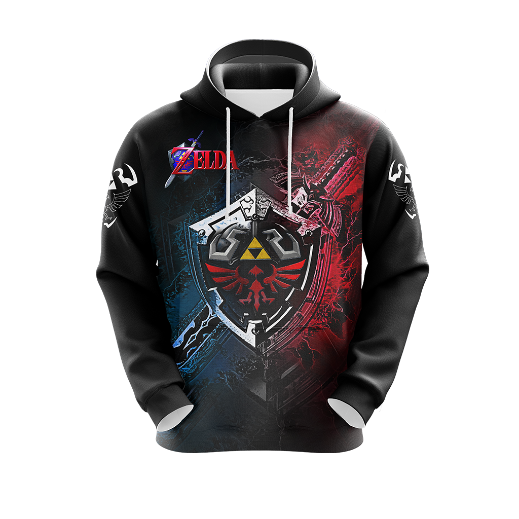 The Legend Of Zelda Unisex 3D T-shirt Zip Hoodie