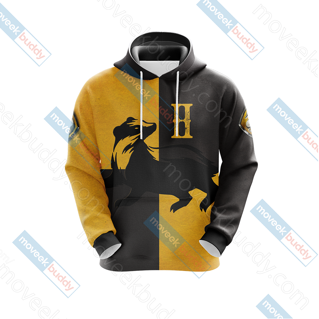 Hufflepuff Badgers Harry Potter New Look Unisex 3D T-shirt