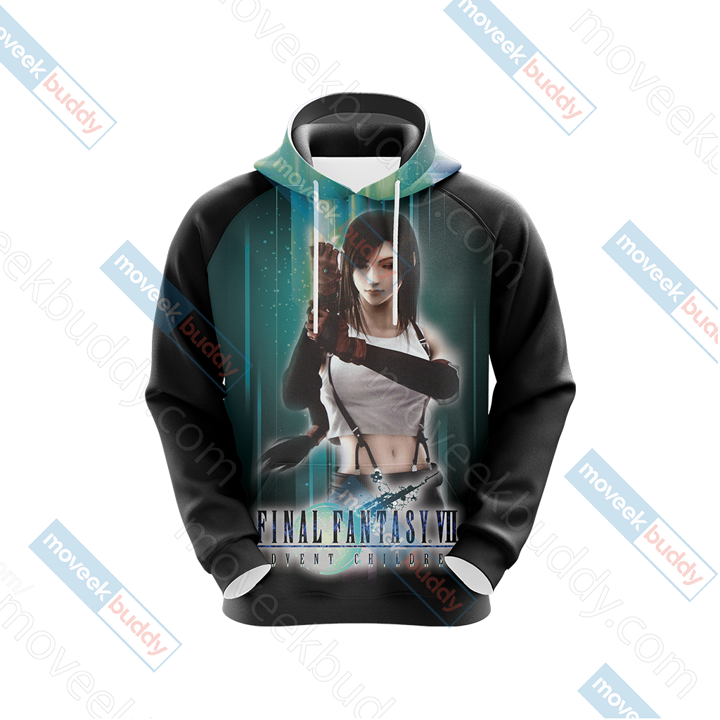 Final Fantasy VII - Tifa Lockhart Unisex Zip Hoodie T-shirt Pullover Hoodie