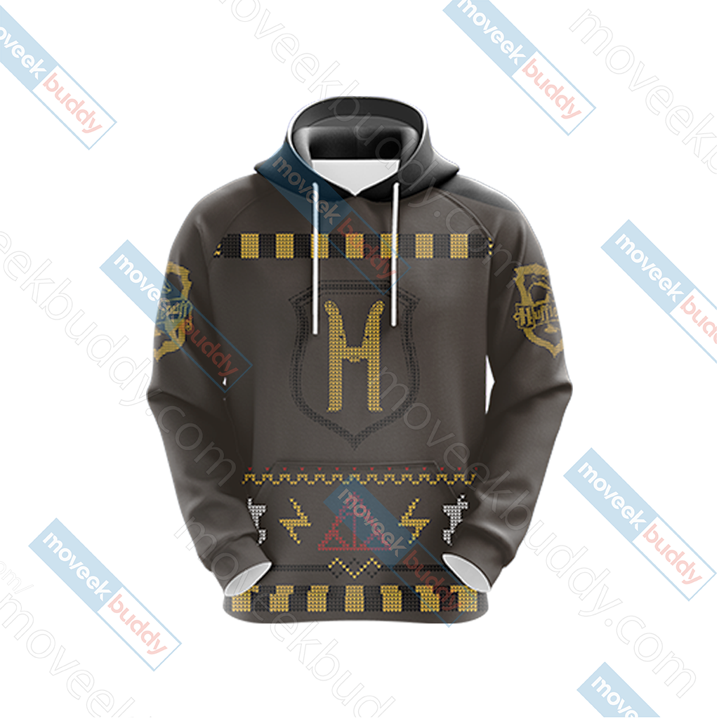Harry Potter Loyal Like A Hufflepuff Winter Style Unisex 3D T-shirt